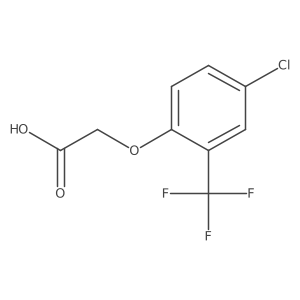 2-[4-Chloro-2-(trifluoromethyl)phenoxy]acetic acid结构式