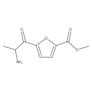 Methyl 5-(2-aminopropanoyl)furan-2-carboxylate Structure