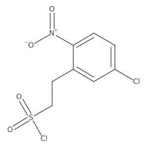2-(5-Chloro-2-nitrophenyl)ethane-1-sulfonyl chloride结构式
