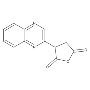 3-(Quinoxalin-2-yl)oxolane-2,5-dione结构式