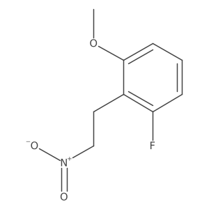 1-Fluoro-3-methoxy-2-(2-nitroethyl)benzene Structure