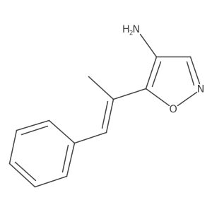 5-(1-Phenylprop-1-en-2-yl)-1,2-oxazol-4-amine结构式