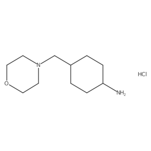 trans-4-Morpholin-4-ylmethyl-cyclohexylamine hydrochloride结构式