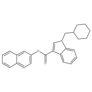 Quinolin-3-yl1-(cyclohexylmethyl)-1H-indole-3-carboxylate Structure