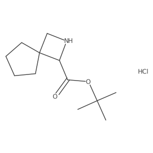 Tert-butyl 2-azaspiro[3.4]octane-3-carboxylate;hydrochloride结构式