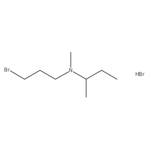(3-Bromopropyl)(butan-2-yl)methylamine hydrobromide结构式