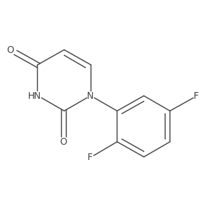 1-(2,5-Difluorophenyl)-1,2,3,4-tetrahydropyrimidine-2,4-dione Structure