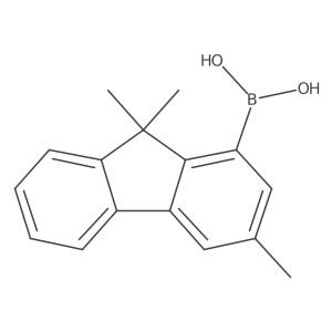 B-(3,9,9-trimethyl-9H-fluoren-1-yl)Boronic acid Structure