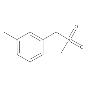 1-Methyl-3-((methylsulfonyl)methyl)benzene结构式