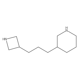 3-[3-(Azetidin-3-yl)propyl]piperidine Structure