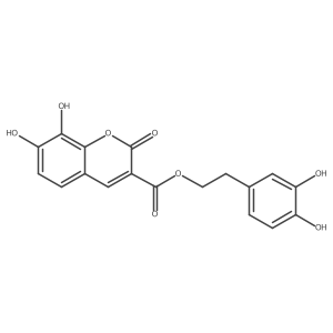 2-(3,4-Dihydroxyphenyl)ethyl 7,8-dihydroxy-2-oxochromene-3-carboxylate Structure