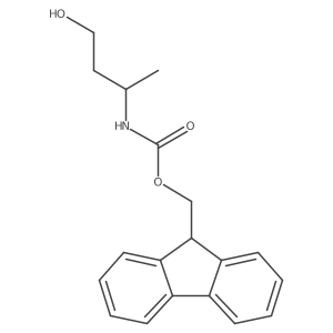 (9H-fluoren-9-yl)methyl N-[(2R)-4-hydroxybutan-2-yl]carbamate Structure