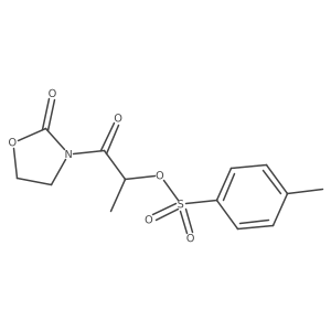 (S)-1-oxo-1-(2-oxoxoxazolidine-3-yl)propyl-2-yl-4-methylbenzoate Structure