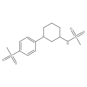N-[1-(4-methanesulfonylphenyl)piperidin-3-yl]methanesulfonamide结构式
