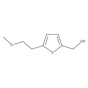 5-(2-Methoxyethyl)-2-thiophenemethanol结构式