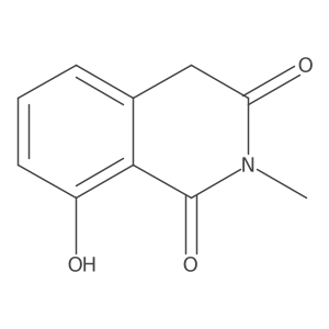 8-Hydroxy-2-methylisoquinoline-1,3(2H,4H)-dione结构式