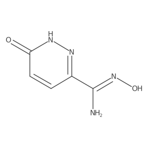 N-hydroxy-6-oxo-1,6-dihydropyridazine-3-carboxamidine结构式