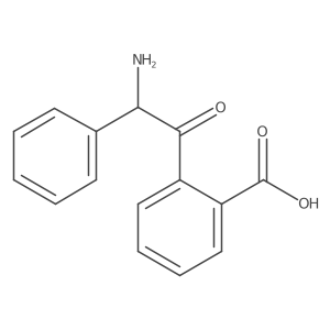 2-[Amino(phenyl)acetyl]benzoic acid结构式