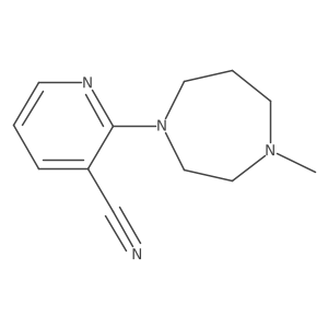 2-(4-Methyl-1,4-diazepan-1-yl)pyridine-3-carbonitrile Structure