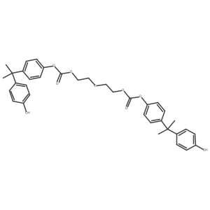 Carbonic acid, oxydi-2,1-ethanediyl bis[4-[1-(4-hydroxyphenyl)-1-methylethyl]phenyl] ester结构式