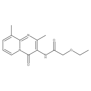 N-(2,9-dimethyl-4-oxo-4H-pyrido[1,2-a]pyrimidin-3-yl)-2-ethoxyacetamide结构式