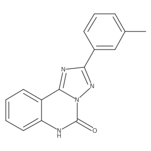 2-(m-tolyl)-[1,2,4]triazolo[1,5-c]quinazolin-5(6H)-one结构式