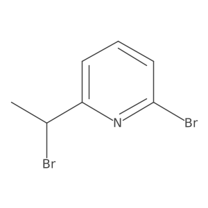 2-Bromo-6-(1-bromoethyl)pyridine结构式
