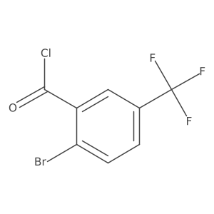 2-Bromo-5-(trifluoromethyl)benzoyl chloride Structure