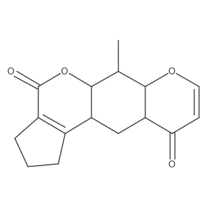 2-Methyl-4,17-dioxatetracyclo[8.7.0.03,8.011,15]heptadeca-5,11(15)-diene-7,16-dione结构式