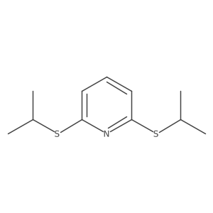 2,6-Bis-isopropylsulfanyl-pyridine结构式