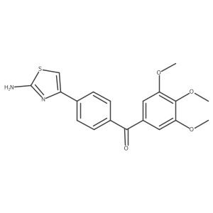 [4-(2-Amino-4-thiazolyl)phenyl](3,4,5-trimethoxyphenyl)methanone Structure