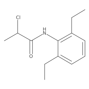 2-chloro-N-(2,6-diethylphenyl)propanamide Structure