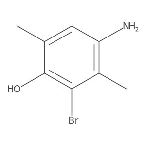 4-Amino-2-bromo-3,6-dimethylphenol结构式