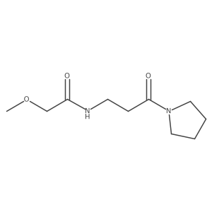 COCC(=O)NCCC(=O)N1CCCC1结构式