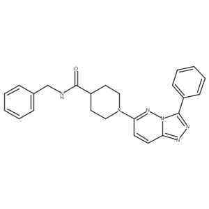 N-benzyl-1-(3-phenyl[1,2,4]triazolo[4,3-b]pyridazin-6-yl)piperidine-4-carboxamide Structure