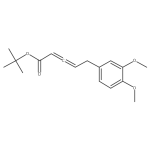 1,1-Dimethylethyl 5-(3,4-dimethoxyphenyl)-2,3-pentadienoate Structure