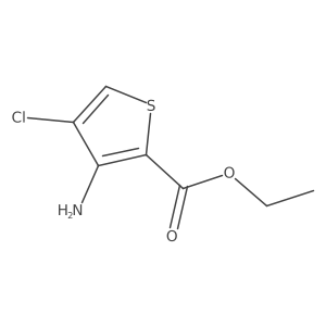 Ethyl 3-amino-4-chlorothiophene-2-carboxylate Structure