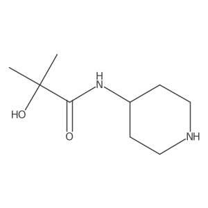 2-Hydroxy-2-methyl-N-4-piperidinylpropanamide结构式