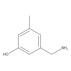 3-(Aminomethyl)-5-methylphenol Structure