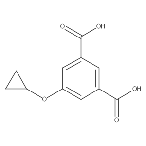 5-Cyclopropoxyisophthalic acid结构式