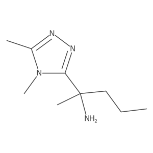 2-(4,5-Dimethyl-4h-1,2,4-triazol-3-yl)pentan-2-amine Structure