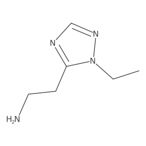 2-(1-ethyl-1H-1,2,4-triazol-5-yl)ethan-1-amine Structure