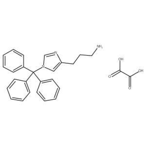 3-(1-Trityl-1H-imidazol-4-YL)-propylamine oxalate Structure