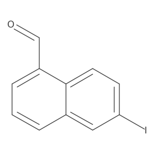 1-Naphthalenecarboxaldehyde, 6-iodo-结构式