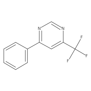 4-Phenyl-6-(trifluoromethyl)pyrimidine结构式