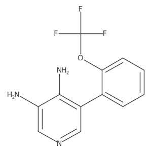 5-(2-(Trifluoromethoxy)phenyl)pyridine-3,4-diamine Structure