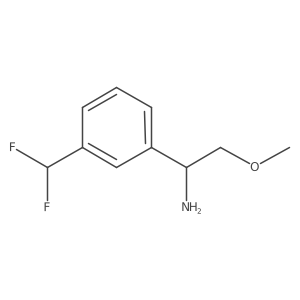 1-(3-(Difluoromethyl)phenyl)-2-methoxyethanamine Structure