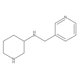 (3S)-N-(pyridin-3-ylmethyl)piperidin-3-amine结构式