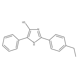 2-(4-ethylphenyl)-5-phenyl-1H-imidazole-4-thiol Structure