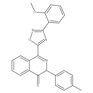 4-(3-(2-methoxyphenyl)-1,2,4-oxadiazol-5-yl)-2-(p-tolyl)phthalazin-1(2H)-one Structure